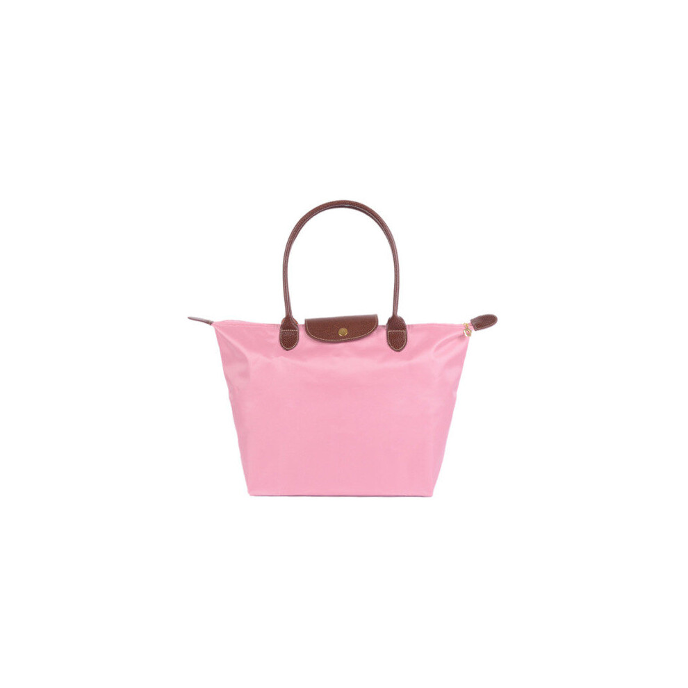 (Pink, S) Large Capacity Tote Bags Shopping Bag