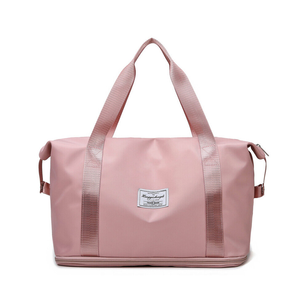 Casual Travel Bags Portable Waterproof Solid Zipper Handbag Student High Capacity Luggage Storage Bag Duffel Bag-image-OPC-PBTTMTX-NEW