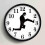 Walking Wall Clock Creative Silent Clock Wall Art Home Living 7