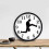 Walking Wall Clock Creative Silent Clock Wall Art Home Living 2