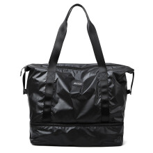 Pearlescent Fitness Travel Bag Large Capacity Women Hand Luggage Travel Duffle Bags Multifunctional Weekend Handbags