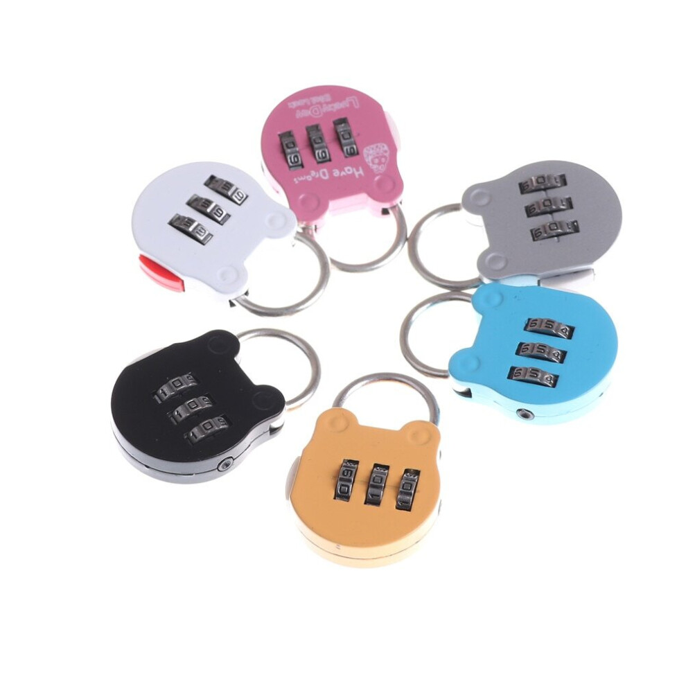 2pcs/lot Cartoon Mini Digital Lock Mini Digital Password Padlock Luggage Gym Lock Random-image-OPC-PBTTQ2Q-NEW