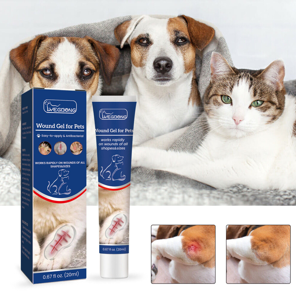 Wound Gel For Pets Spray Wound & Skin Care For Animals Cat & Dog,Pets