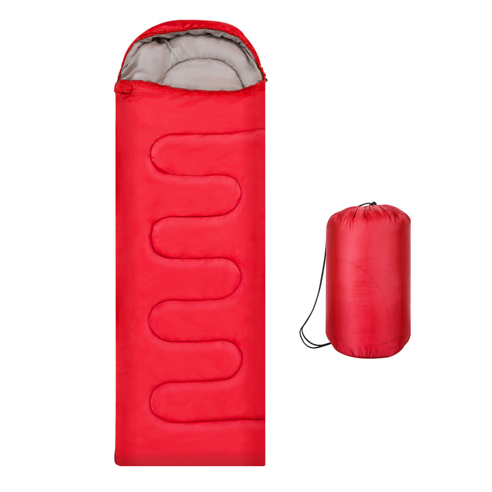 (Red) 3-4 Season Single Sleeping Bags Camping Red