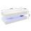 AINPECCA LED Coffee Table High Gloss 2 Drawers White 6