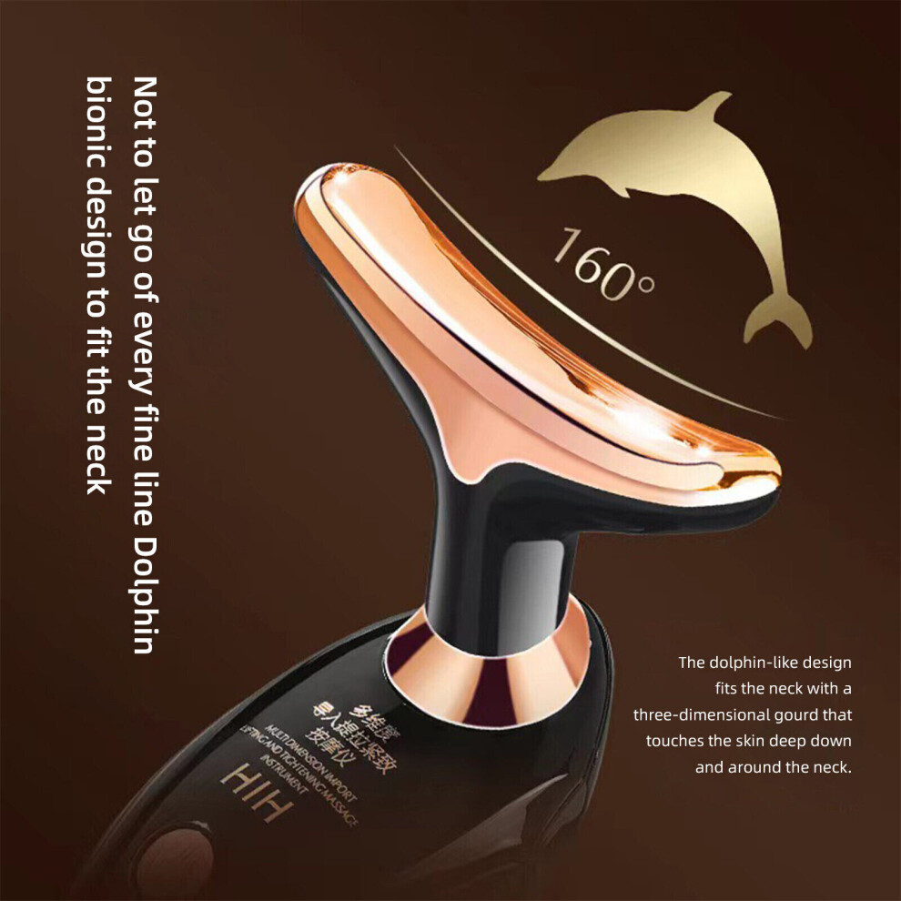Bghone Face Neck Skin Tightening Lifting Device Facial Beauty Instrument Massager