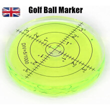 Putt Golf Ball Marker round Bubble Level High Precision