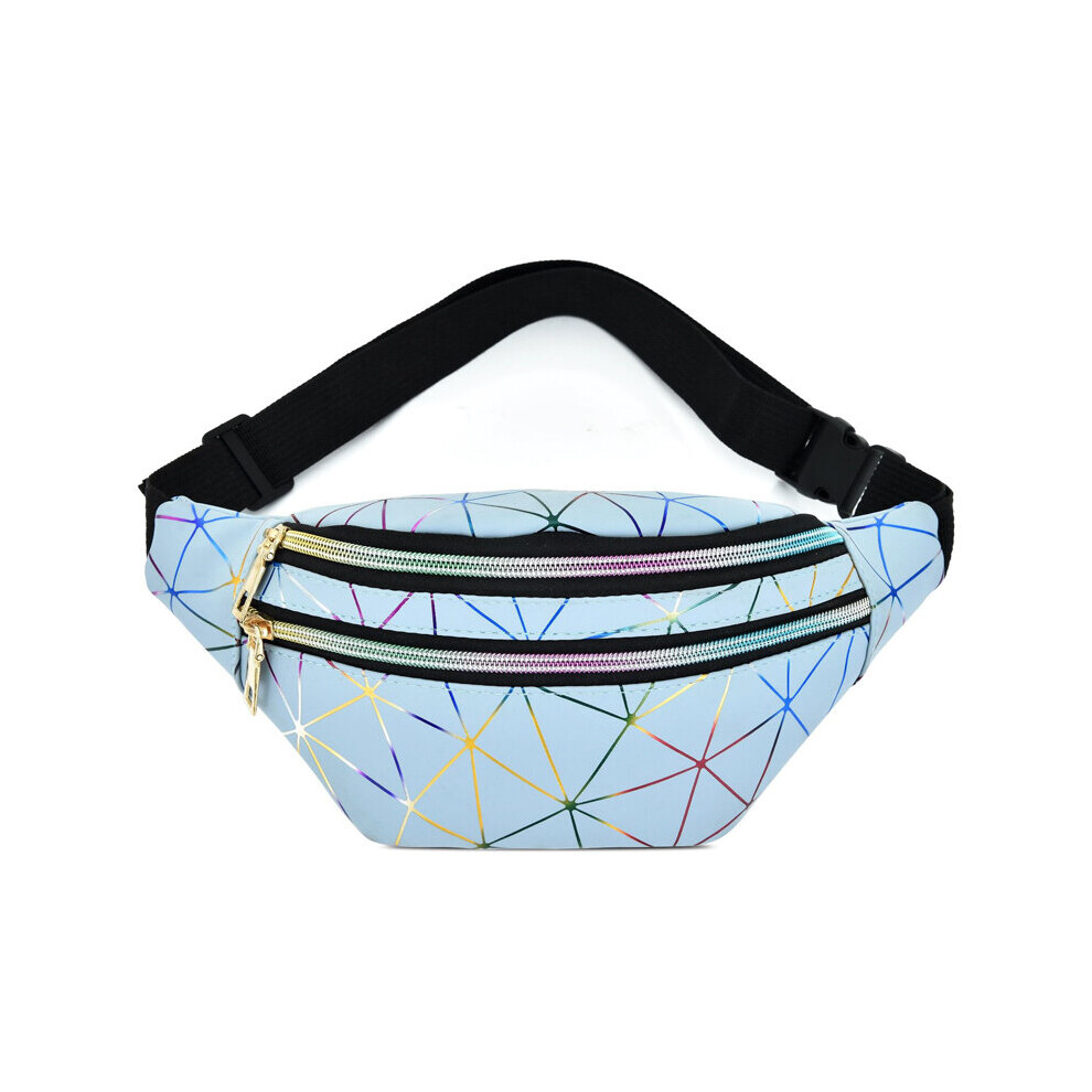 Waist Bags Holographic Women`s Belt Bag Laser Fanny Pack Female Sliver Pink Wallet Waist Packs Chest Phone Pouch Pocket-image-OPC-PBTTZCF-NEW