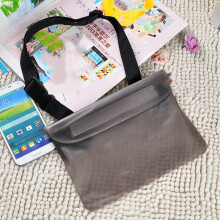 3 Layers PVC Transparent Skiing Snowboard Underwater Dry Shoulder Bag Waterproof Sealing Drift Diving Swimming Waist Bag