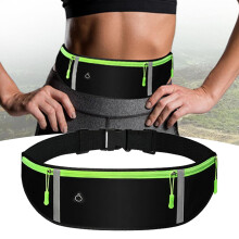 Slim Running Belt Workout Gear Reflective Strips Fitness Workout Bag Jogging Belt for Workouts Cycling Gym Walking Women Men