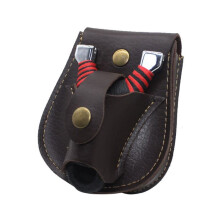 Leather 2 In 1 Slingshot Catapult Steel Balls Bearings Bag Pouch Case Holder Belt Pouch Bag Fanny Pack for Men
