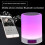 Bedside Lamp with Bluetooth Speaker, Touch Control USB Chargeable Smart Bedside Table Lamp, RGB Dimmable Bedside LED Night Light 5