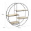 Living And Home (Big) Modern Round Floating Decorative Wall Shelf 3