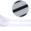 Self Adhesive Hook and Loop Strip, Elebor 5m Self Adhesive Hook & Loop Set with Sticky Glue Nylon Fabric Fastener,2cm Width, White 3