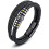 Men's Braided Leather Bracelet Hand Adjustable Gift For Son Husband 5
