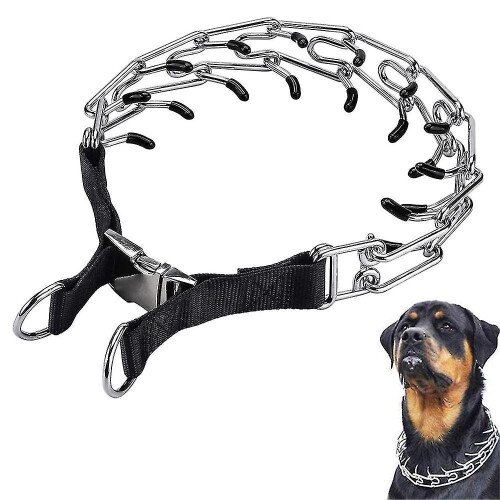 Dog Training Choke Collar, Adjustable Stainless Steel Slip Collars