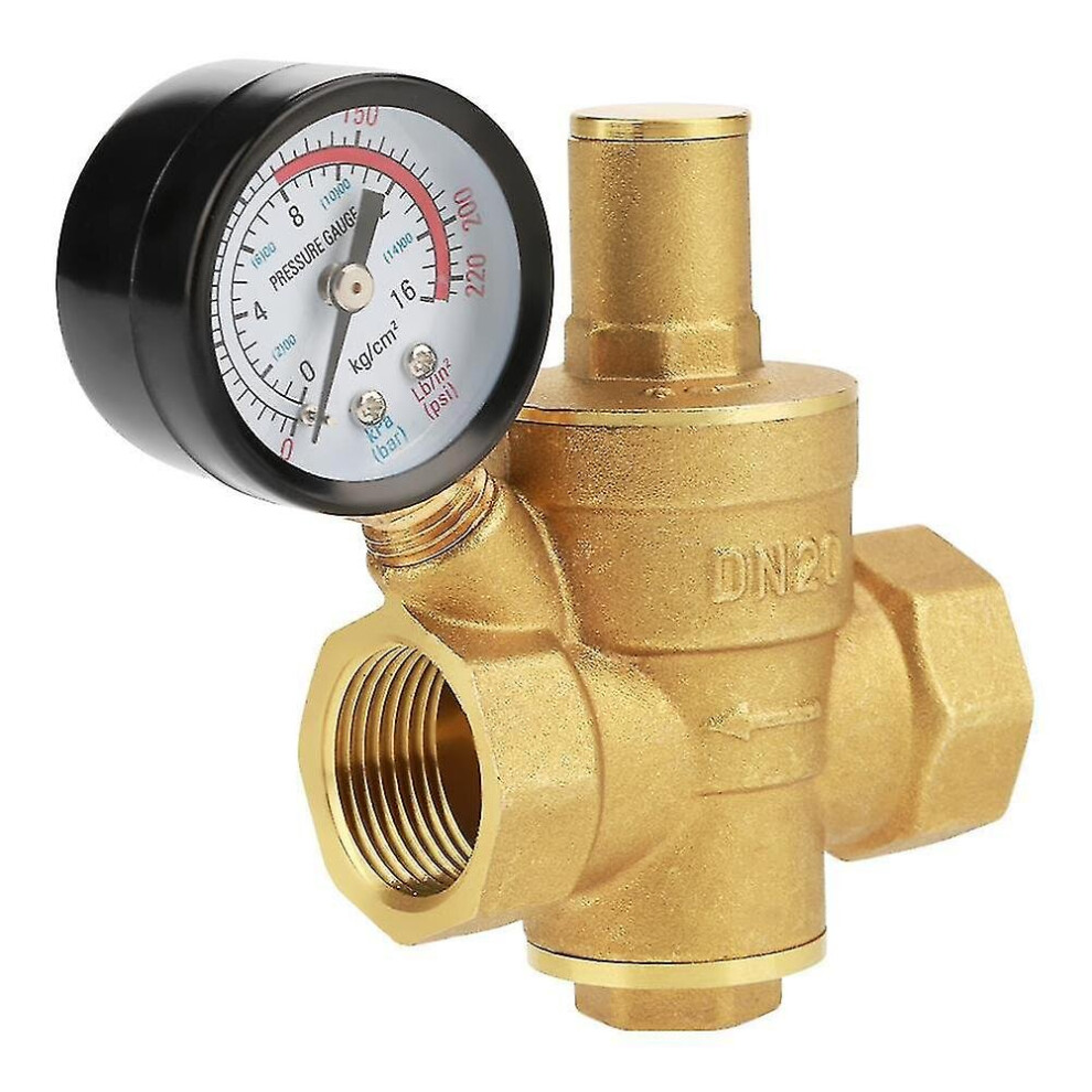Dn25 Adjustable Water Pressure Reducing Regulator, Brass Water Pressur 700006250026