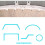 5 Meters Bendable Ceiling Curved Curtain Track Flexible Ceiling Curtain 4