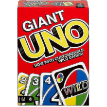 Giant UNO Family Card Game with Oversized Cards for 2-10 Players - Perfect for Home, Beach & Pool Parties