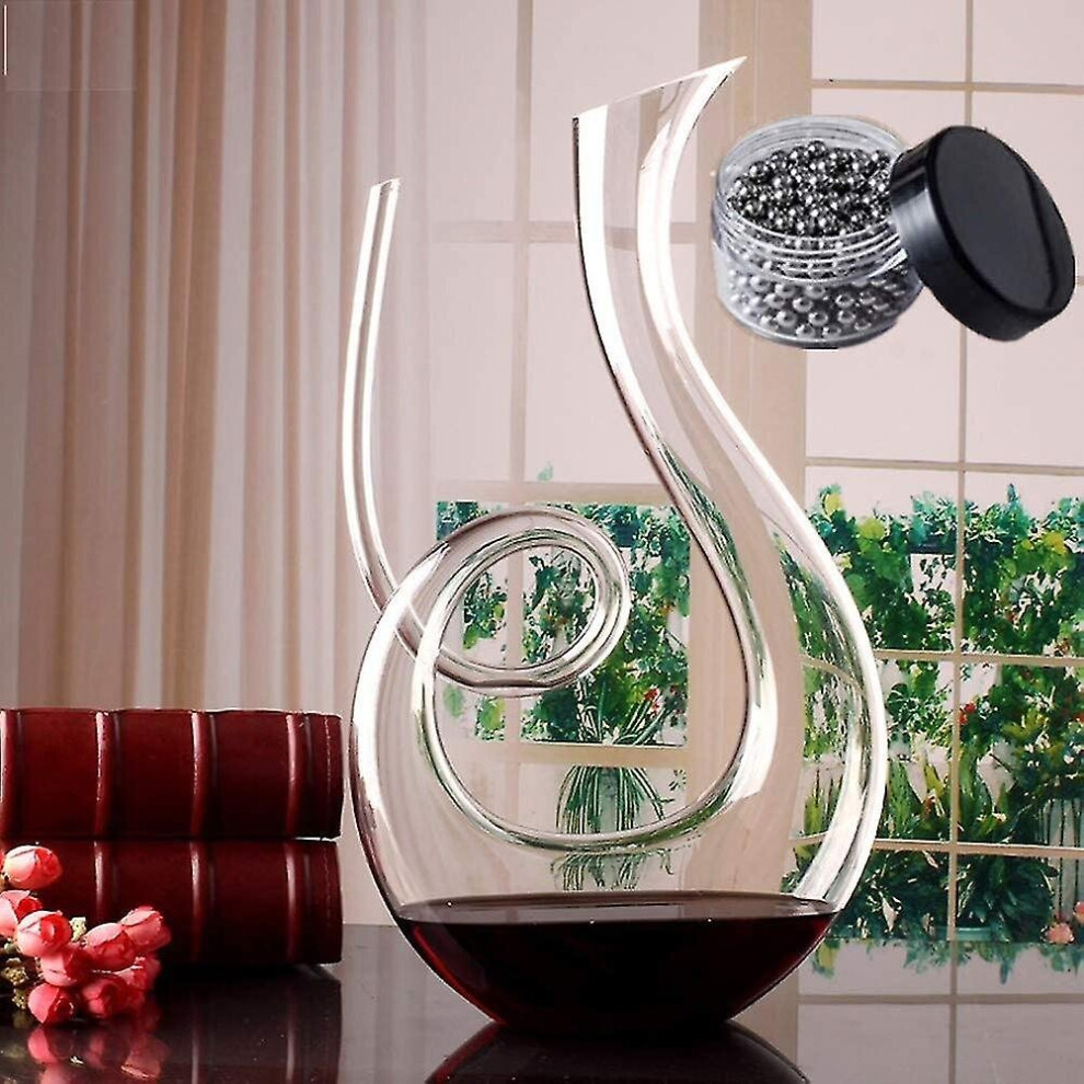 Hand Blown Crystal Wine Decanter Lead Free 1500ml Classic Wine Aerator Red Wine Decanter Wine Accessories Wine Gifts 
