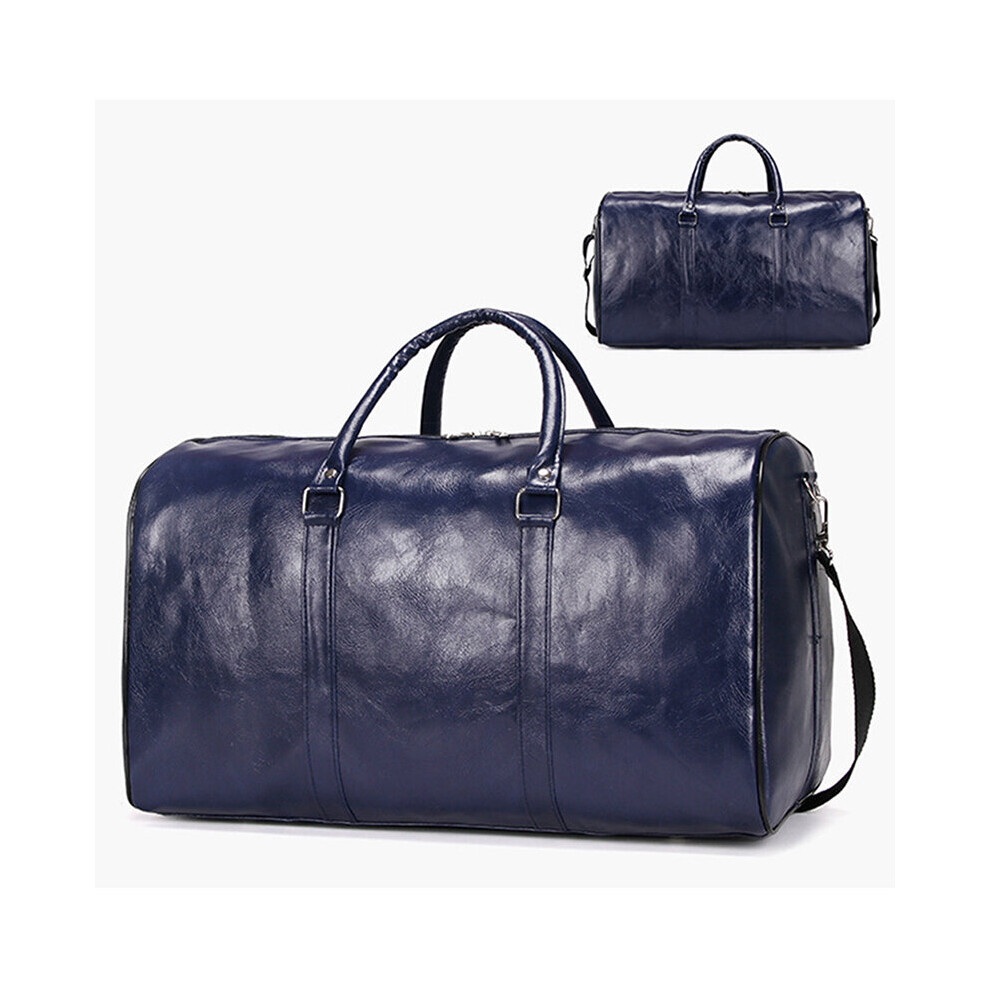 Male Leather Travel Bag Large Duffle Independent Shoes Storage Big Fitness Bags Handbag Bag Luggage Shoulder Bag-image-OPC-PBTVDNG-NEW