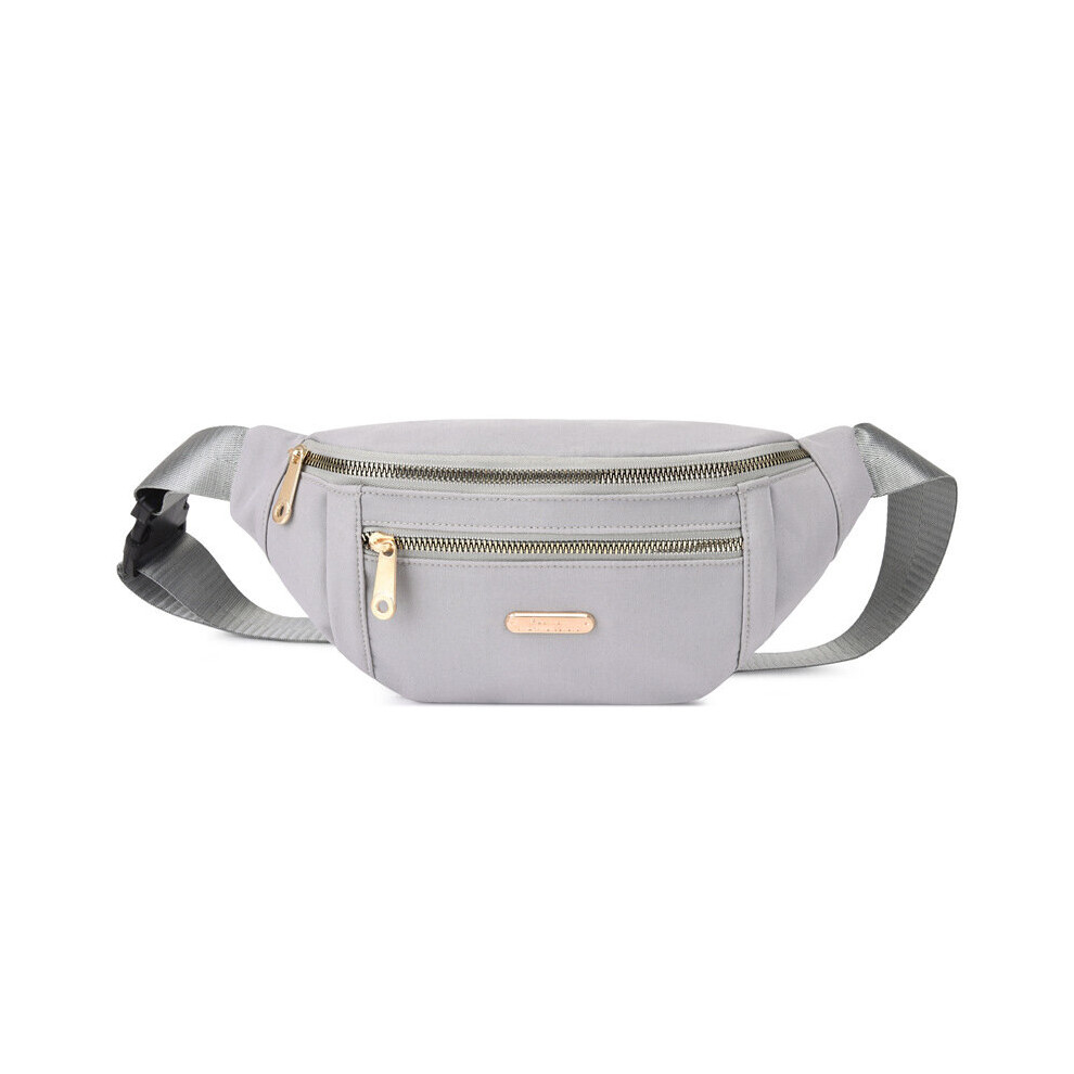 Women Waist Bag Large Capacity Chest Bag Adjustable Buckle Shoulder Bags For Women Travel Moblie Phone Zipper Handbag