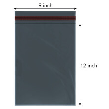 (9 x 12 Inch) Grey Courier Parcel Post Bags, Self Seal Bag Plastic Mailing Postal Poly Post Bag for Packaging 10 Pack Shipping Bags