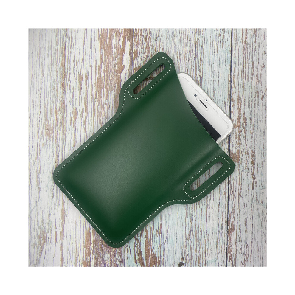 Man's Leather Waist Bag Cellphone Belt Cigarette Case Waist Pack Purse Phone Wallet Waist Wallet-image-OPC-PBTVKCN-NEW