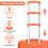 (24 inch ) British Traveller- ABS Orange Hard Shell Suitcase 6