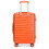 (24 inch ) British Traveller- ABS Orange Hard Shell Suitcase 4