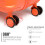 (24 inch ) British Traveller- ABS Orange Hard Shell Suitcase 10