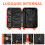 (20 inch ) British Traveller- ABS Orange Hard Shell Suitcase 11