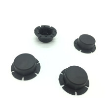 2 Pairs 4 Pcs Spare Screw Caps Replacement Handle end Caps for Rope Leather for O Bag Handles for Obag Handle Accessories