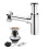 NES Home Nes Home Basin Sink Bottle Trap Waste + Plug,Chain,Slotted Drain Waste Premium 1