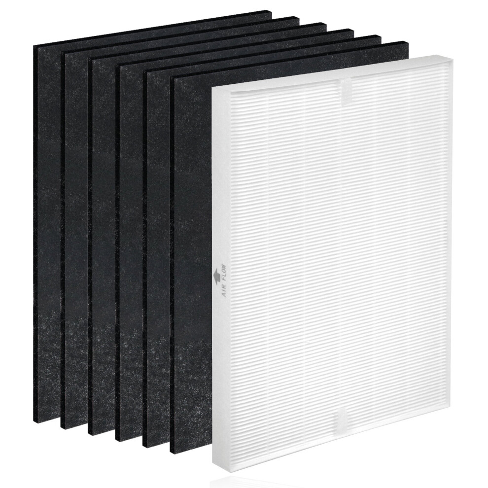 Spares2go Hepa Carbon Filter For Winix Plasmawave 5300 6300 5300-2 6300-2 P300 Purifier