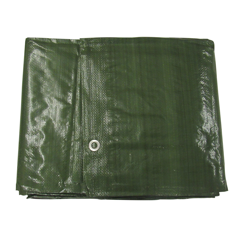 (Green, 4.5M x 6M) Heavy Duty Tarpaulin Ground Sheet