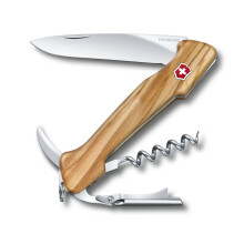 Victorinox Coltello da Tasca Ranger WineMaster, Legno d'Olivo 0.9701.64