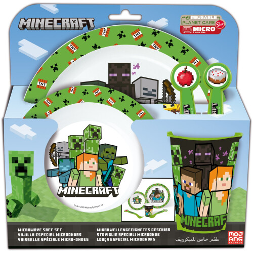 'Minecraft' Children's 5 Piece Dinner Set 1
