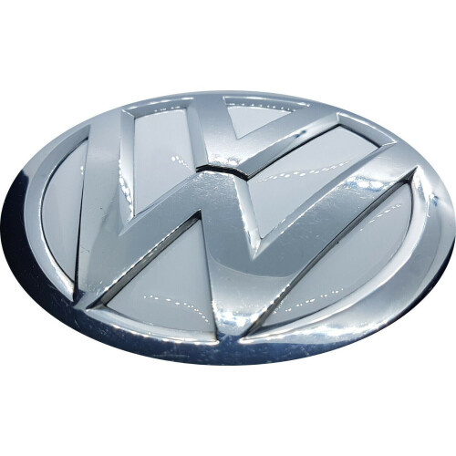 VW Golf MK5 MK6 MK7 3D White Rear Badge Inserts Domed 3D Emblem GTI