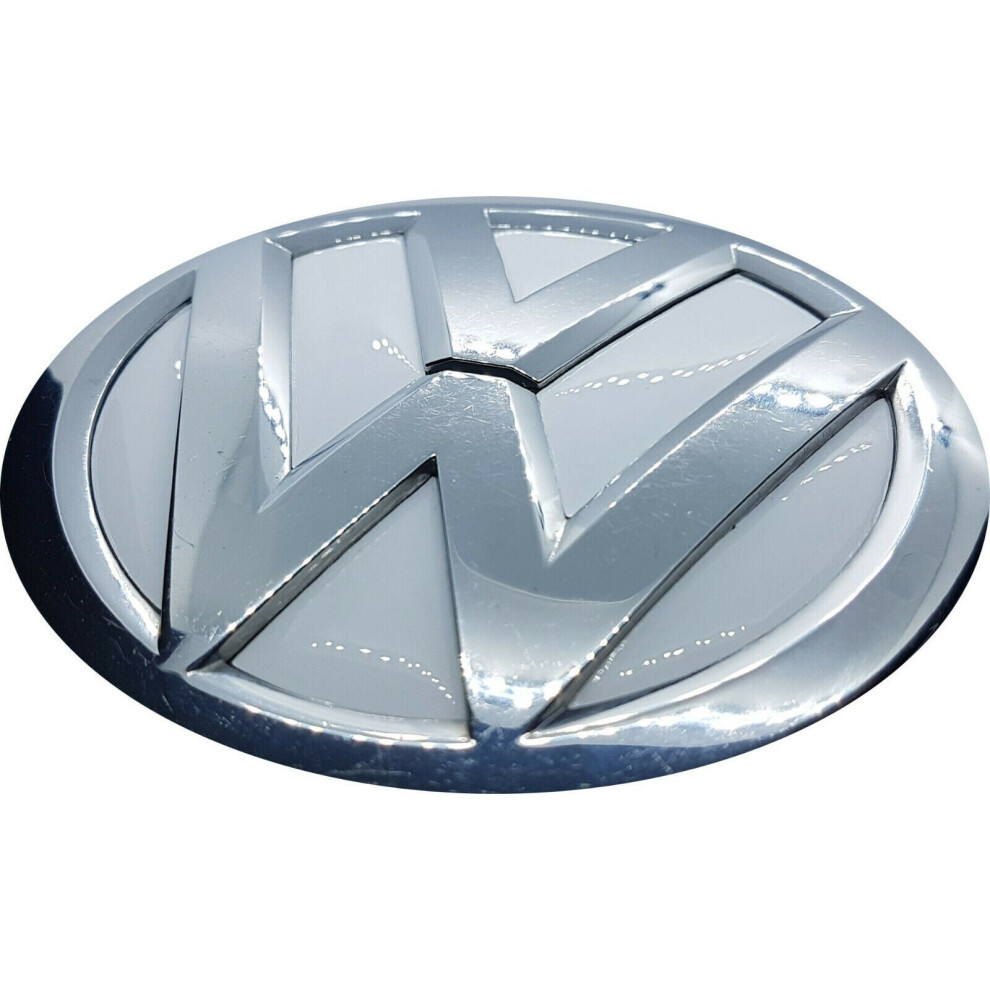 Vw Golf Mk5 Mk6 Mk7 3D Rear Badge Inserts Domed 3D Emblem Gti, Tdi White 5060971520186