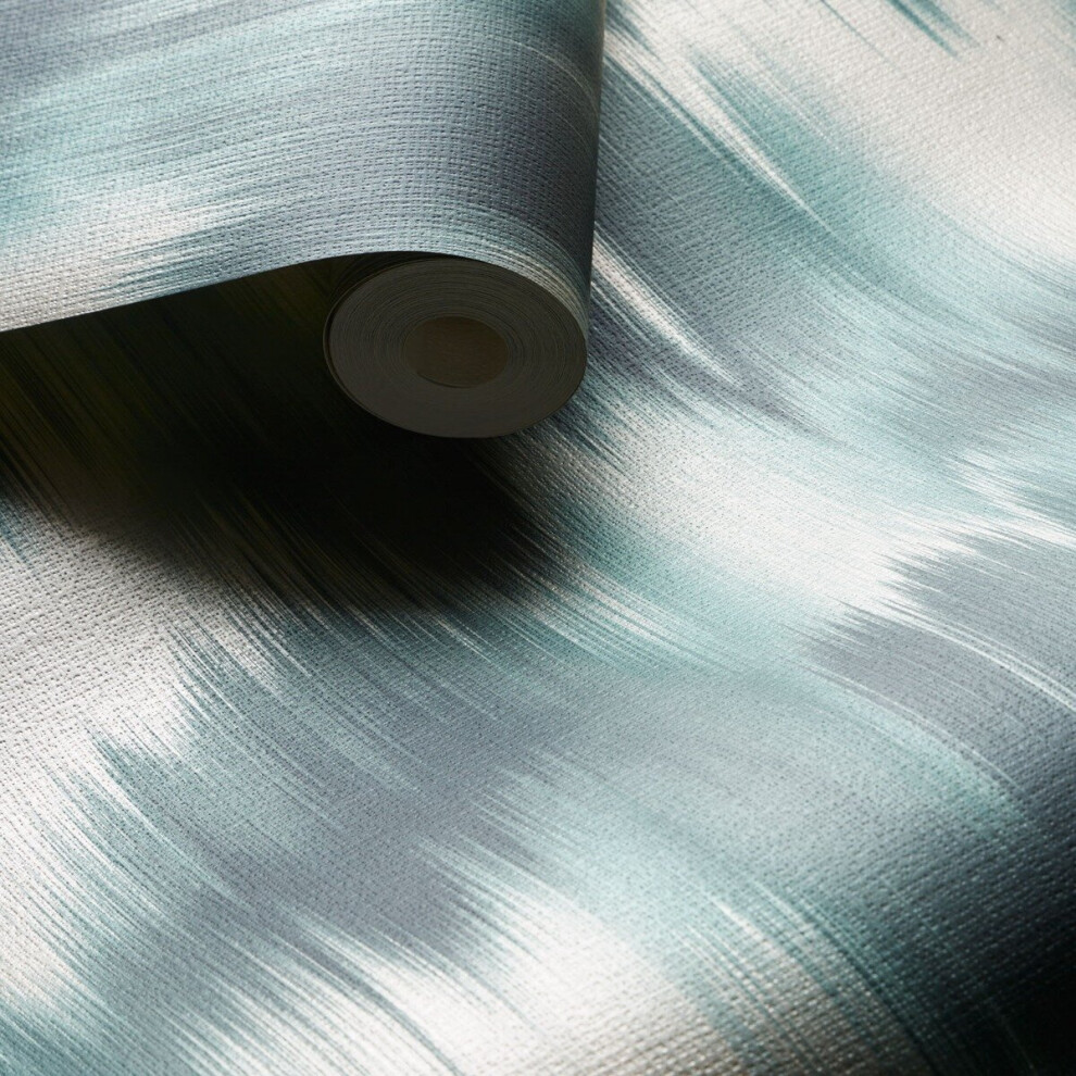 Lusso Colorante Wallpaper Teal Clarke And Clarke W0165/03 5060040045404
