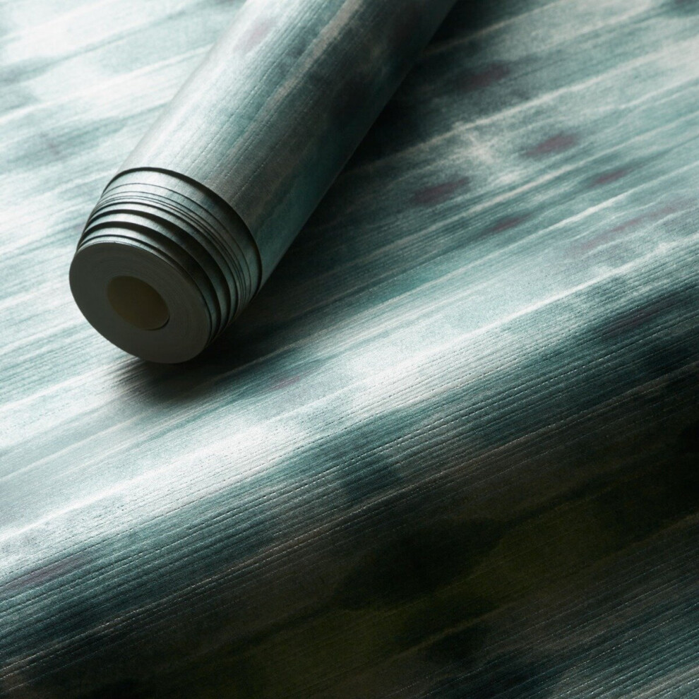 Lusso Eterea Wallpaper Teal Clarke And Clarke W0167/03 5060040045466