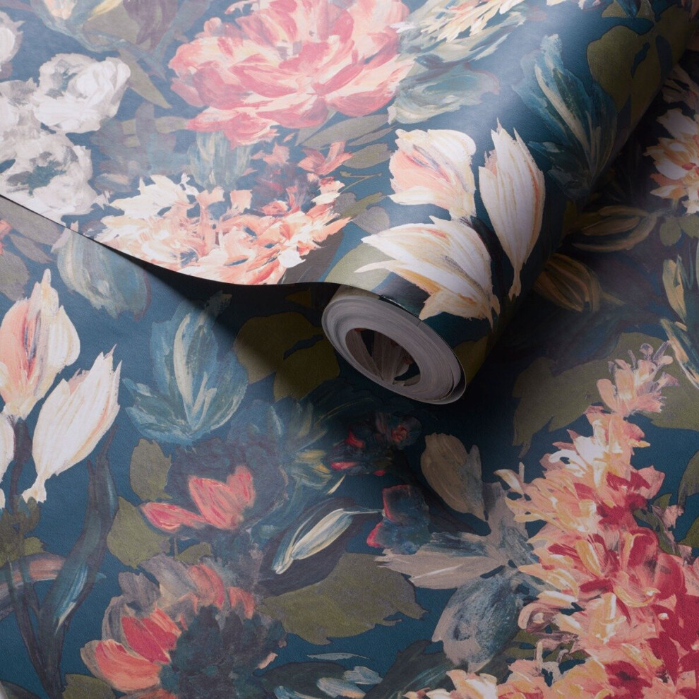 Marianne Lilum Wallpaper Peacock Clarke And Clarke W015804 5060040044827