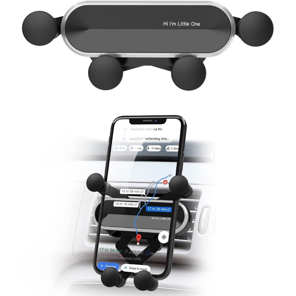 Universal Car Phone Holder With 360¡Ã Rotation, Smartphone Car Holder Ventilation For Samsung S20 / S10, Huawei, Oneplus, Other Smartphones And Gps 7042558491360