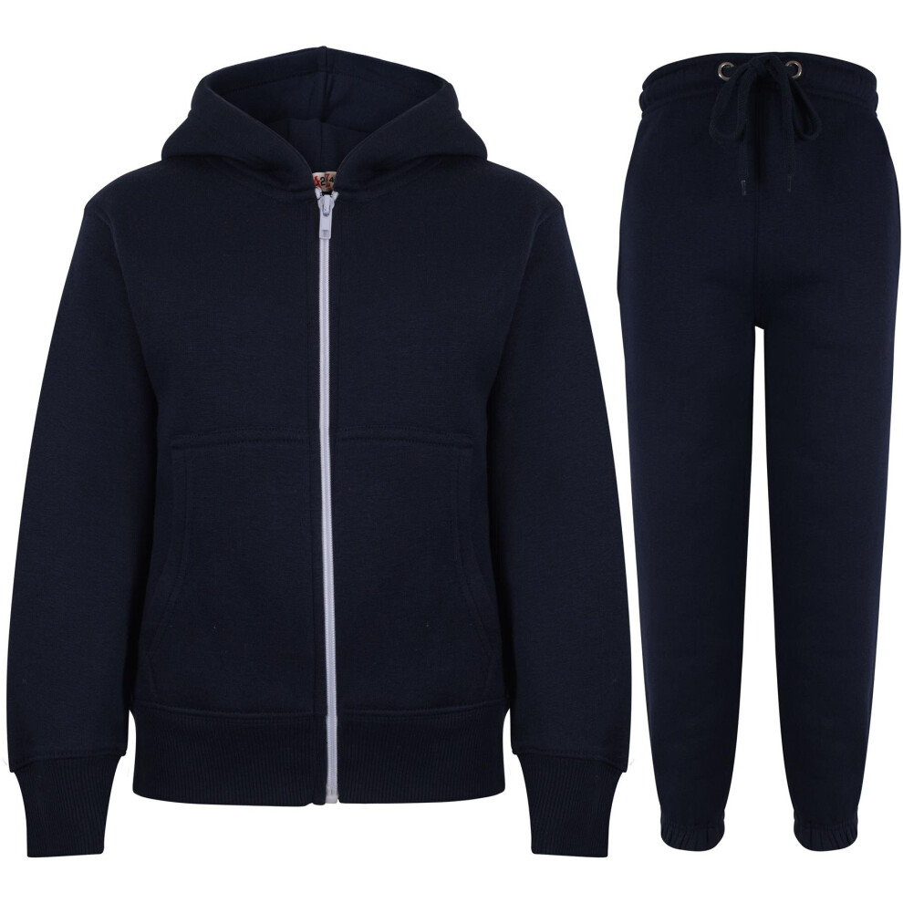 (13 Years, Navy) Unisex Tracksuit Hoodie with Joggers Jogging suit