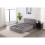 Kosy Koala Grey Velvet Ottoman Fabric Small Double Storage Bed 6