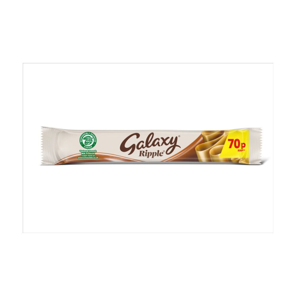 Galaxy Ripple Chocolate Bar 33G ( Pack Of 7 )