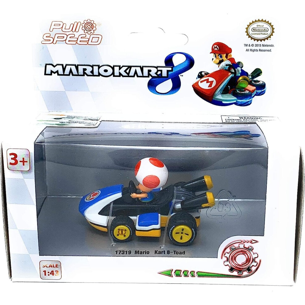 Nintendo Mario Kart 8 Pull Speed - Toad