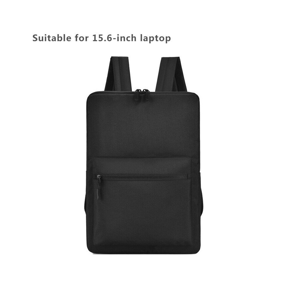 Slim Laptop Backpack For Men Women 15.6 Computer Small Backpack Student College Rucksack Travel School Bags Teenager Bagpack Black