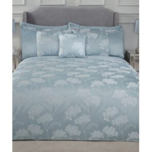 Blossom Duvet Set Super King Bed Silver